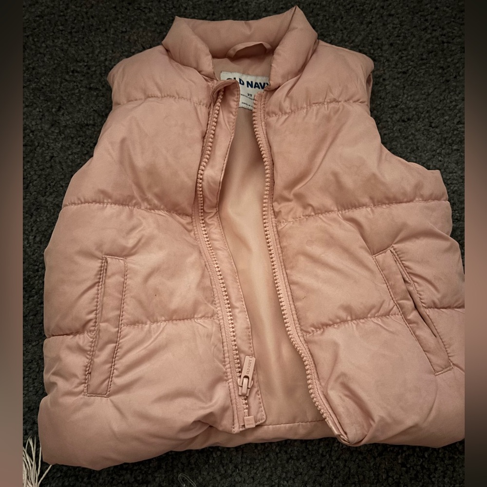 Old Navy Light Pink Water-Resistant Vest
